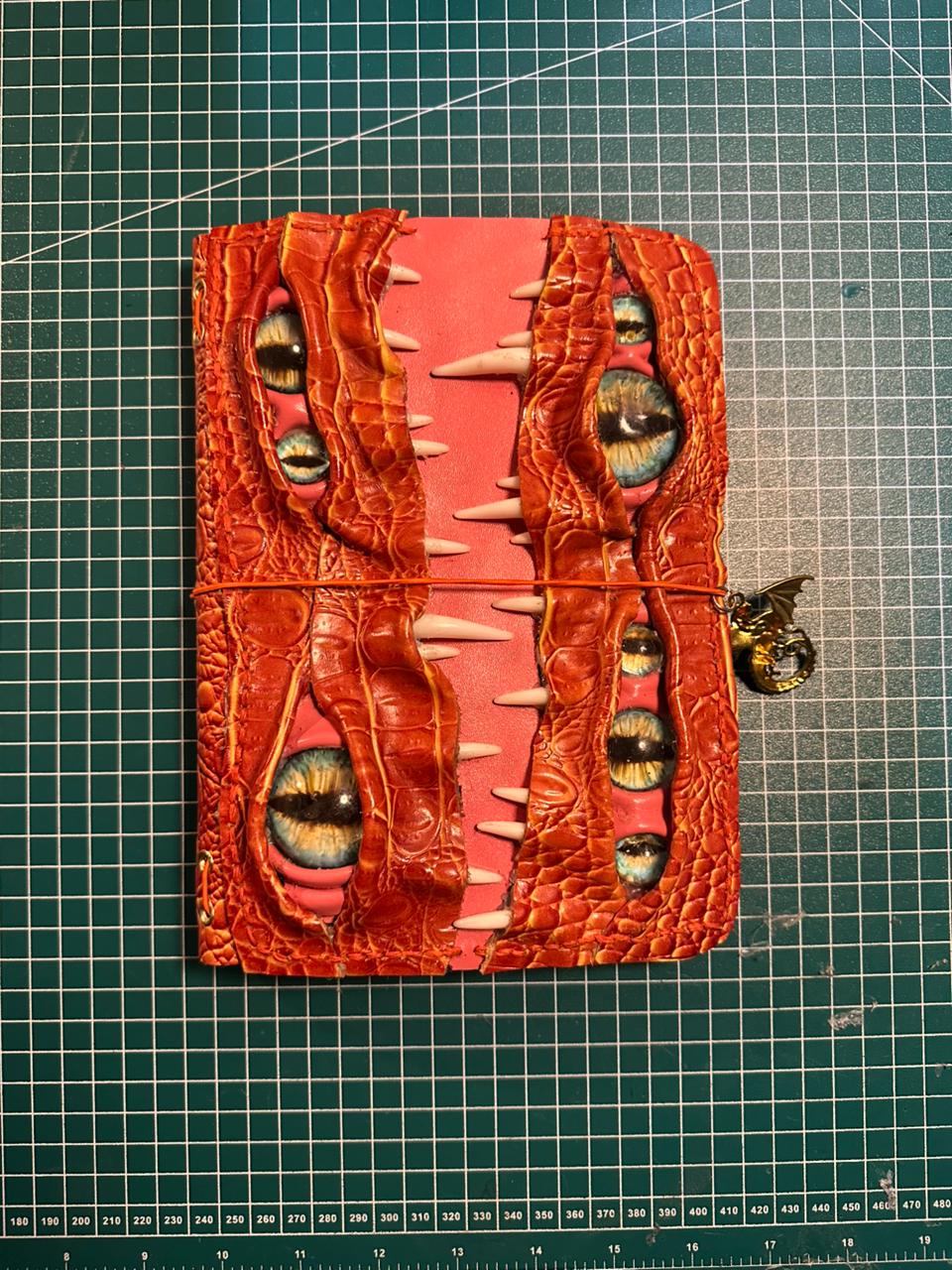 Leather Journal A5 | Orange | Calestialtide