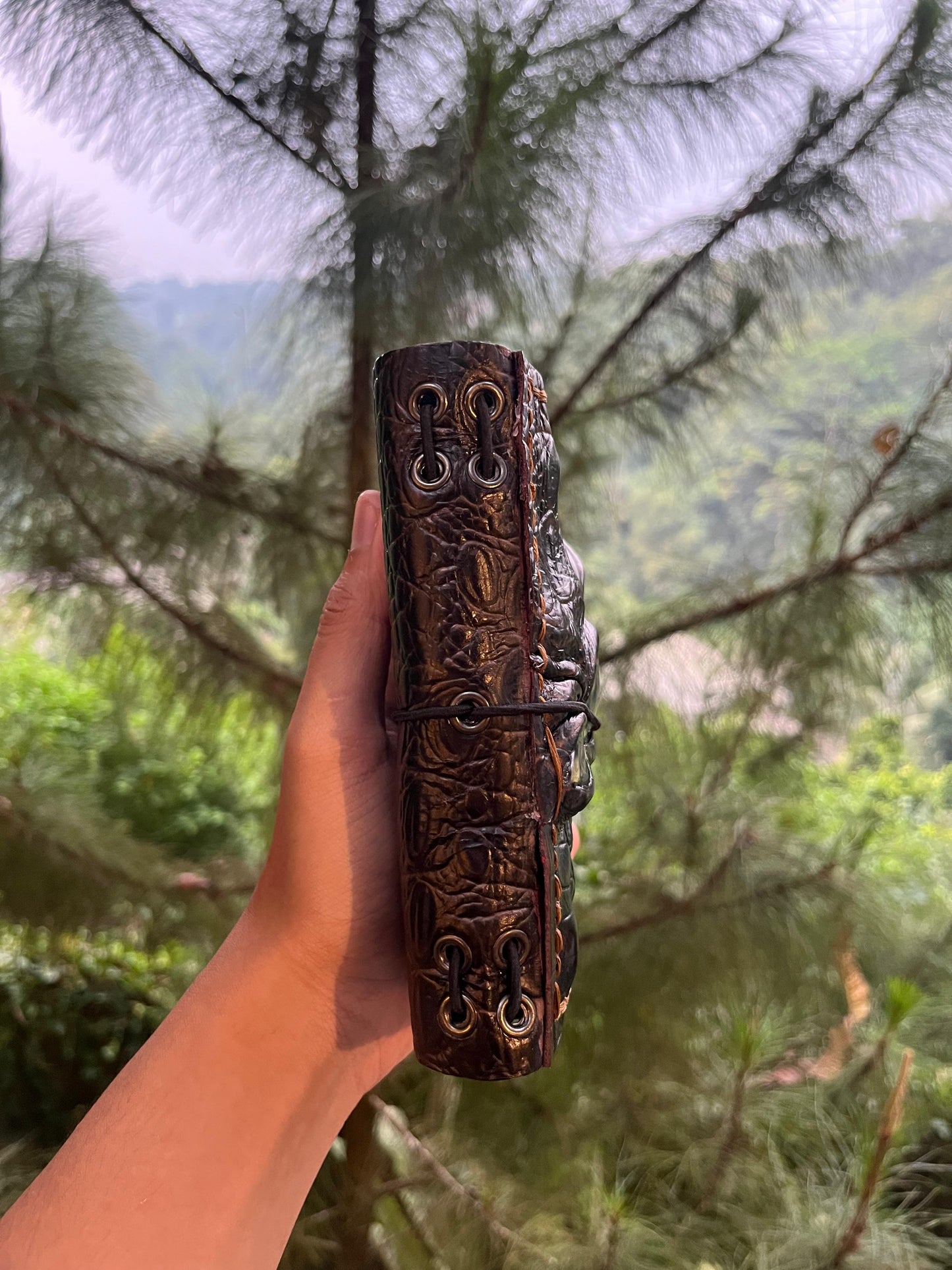Leather Journal A6 | Seraphim Brown | Calestialtide