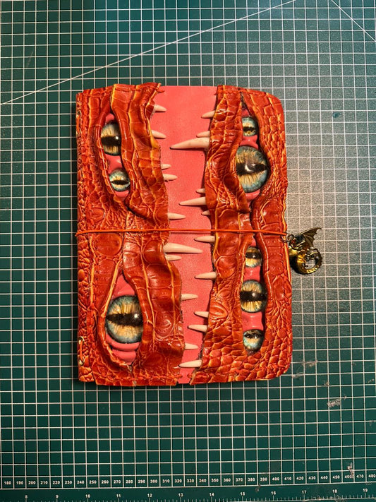 Leather Journal A5 | Orange | Calestialtide