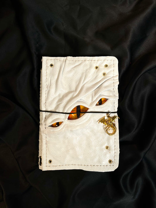 Leather Journal A5 | Seraphim White | Calestialtide