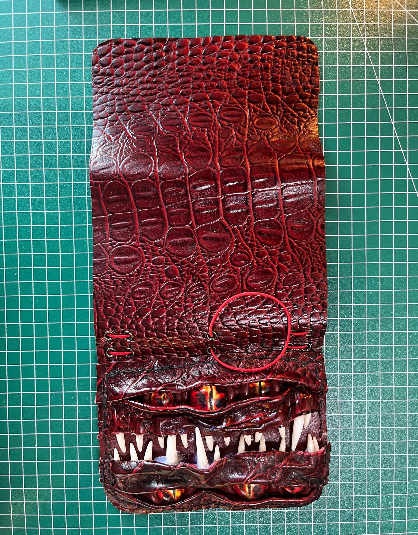 Leather Journal A6 | Red | Calestialtide