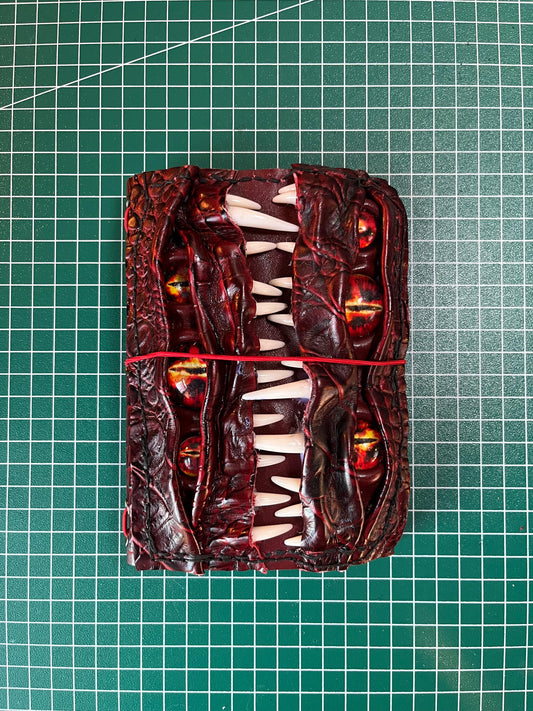 Leather Journal A6 | Red | Calestialtide